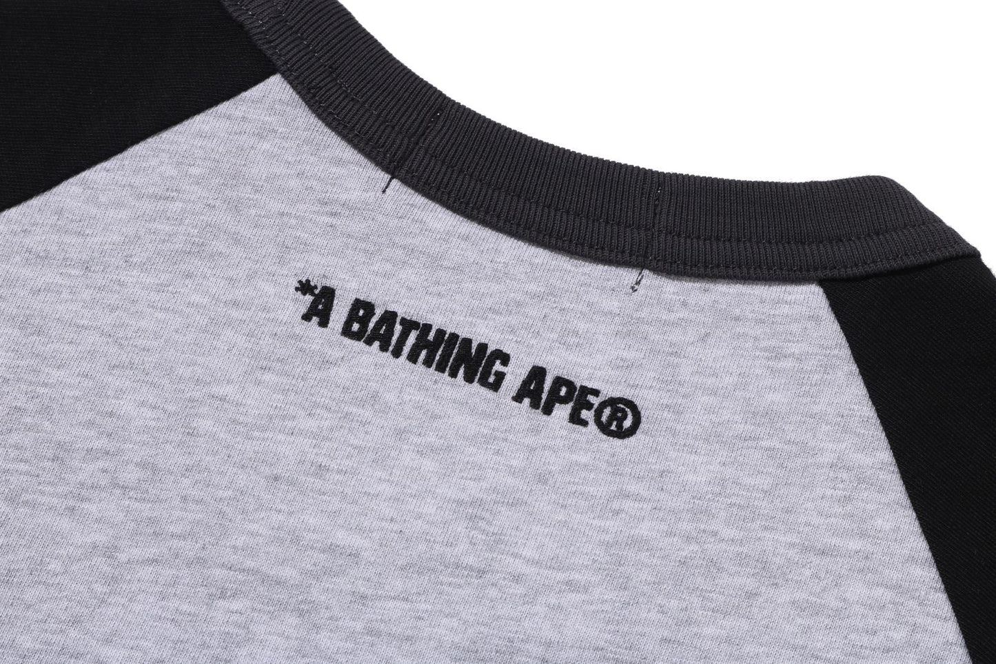 BAPE COLLEGE RAGLAN TEE