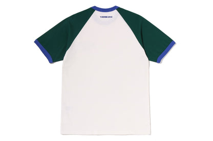 BAPE COLLEGE RAGLAN TEE