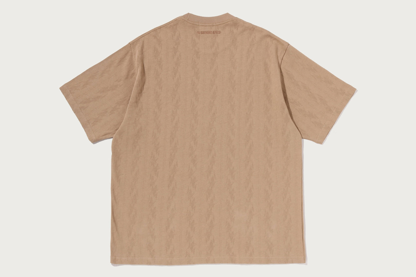 BAPE STA PATTERN JACQUARD ONE POINT RELAXED FIT TEE
