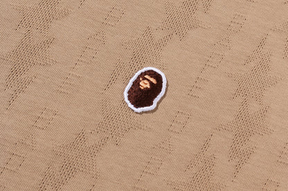 BAPE STA PATTERN JACQUARD ONE POINT RELAXED FIT TEE