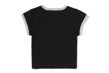 BAPE APE HEAD ONE POINT CROPPED TEE