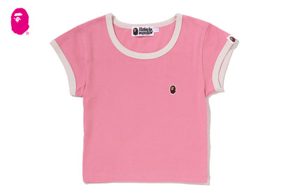 BAPE APE HEAD ONE POINT CROPPED TEE