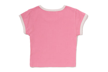 BAPE APE HEAD ONE POINT CROPPED TEE