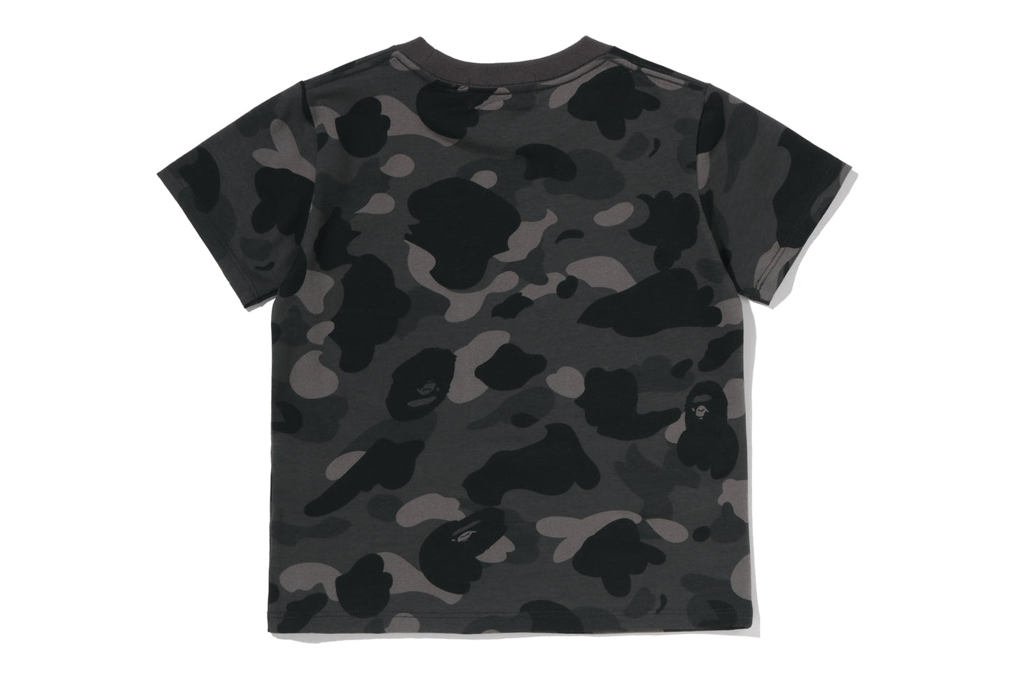 BAPE LOGO 彩色迷彩修身T恤