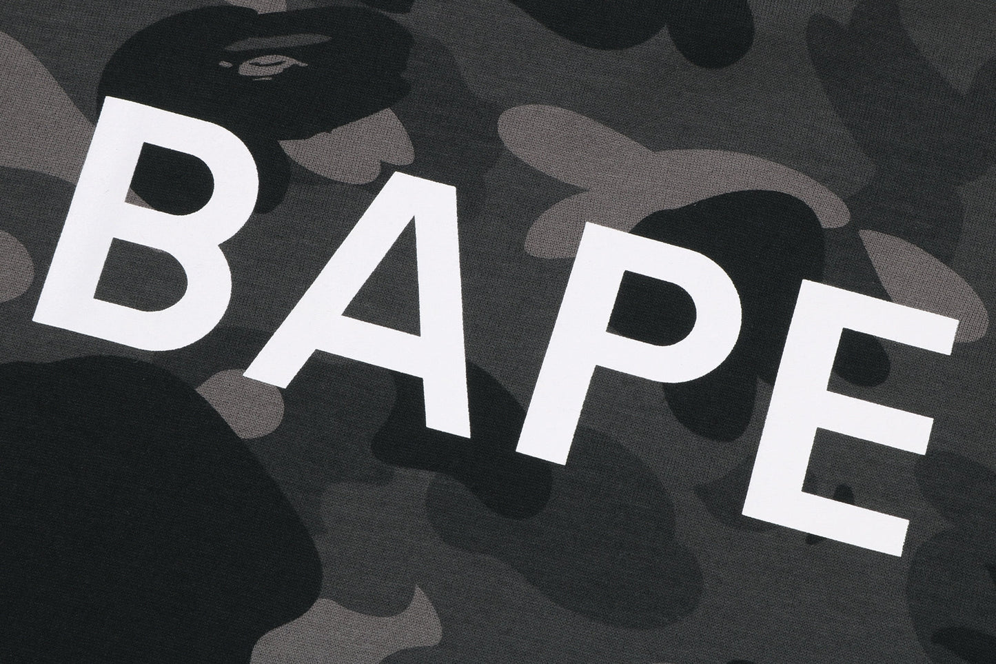 BAPE LOGO 彩色迷彩修身T恤