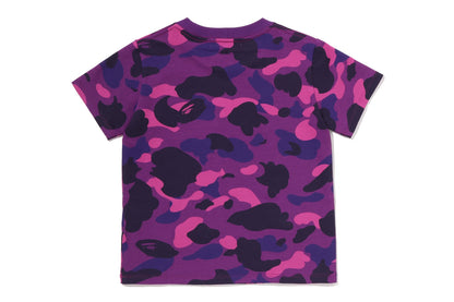 BAPE LOGO 彩色迷彩修身T恤