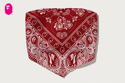 BAPE PAISLEY PATTERN BANDANA SCARF TOP