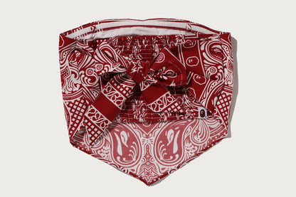 BAPE PAISLEY PATTERN BANDANA SCARF TOP
