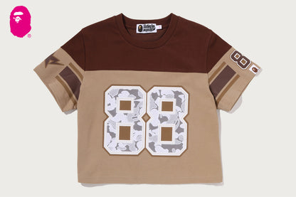 BAPE 多標誌足球寬鬆短版T恤