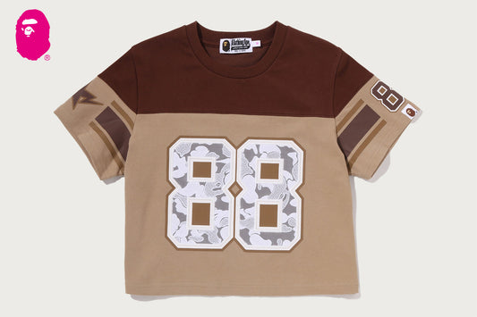BAPE 多標誌足球寬鬆短版T恤