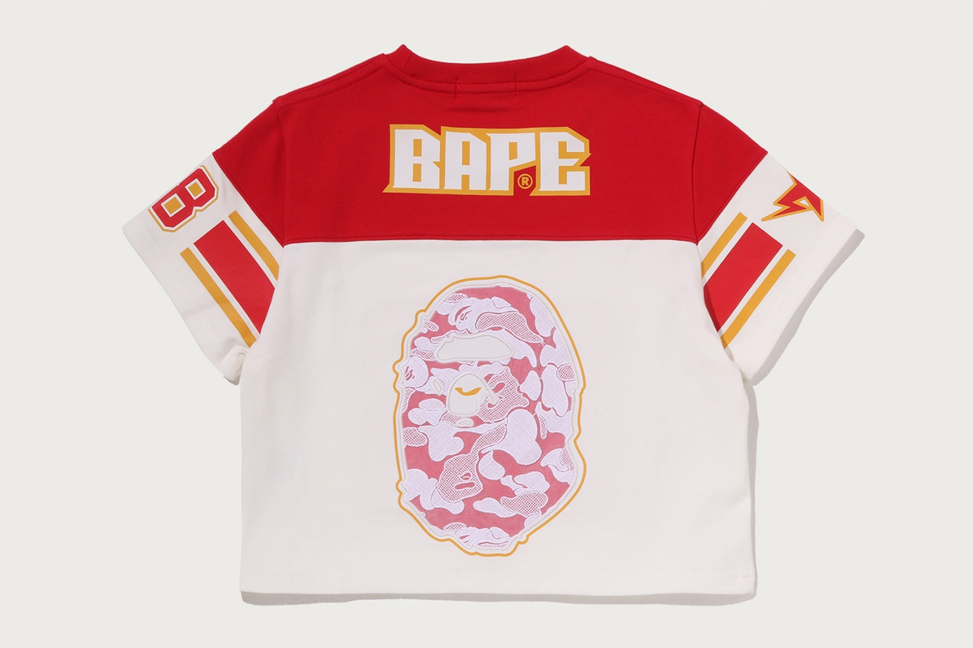 BAPE 多標誌足球寬鬆短版T恤