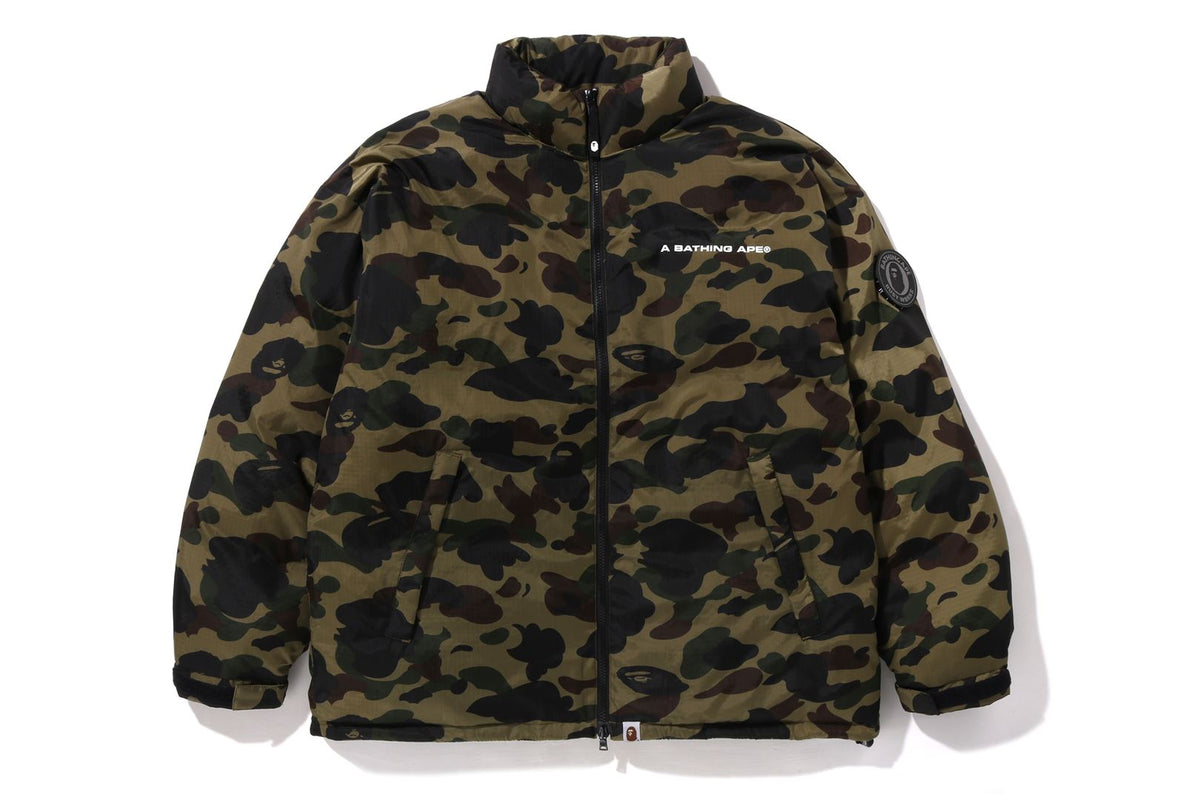BAPE 1ST CAMO DOWN JACKET