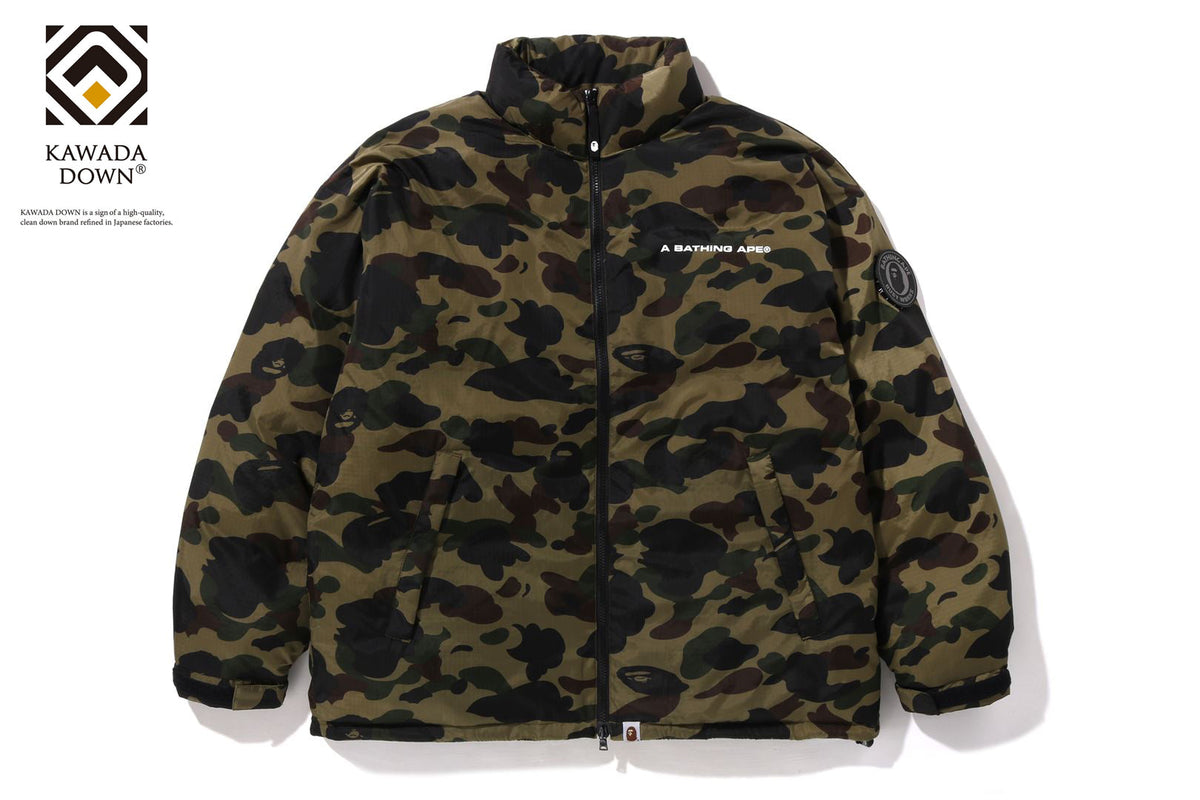 BAPE 1ST CAMO DOWN JACKET
