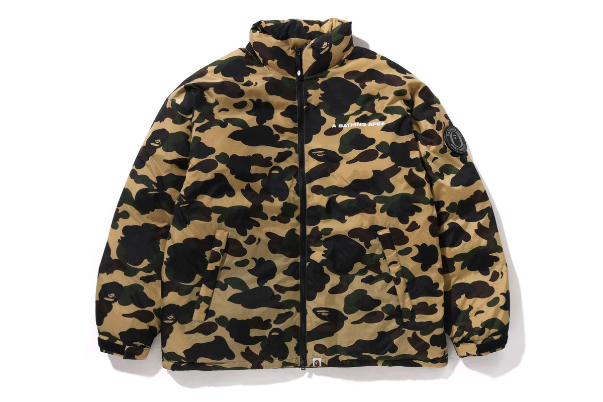 BAPE 1ST CAMO DOWN JACKET
