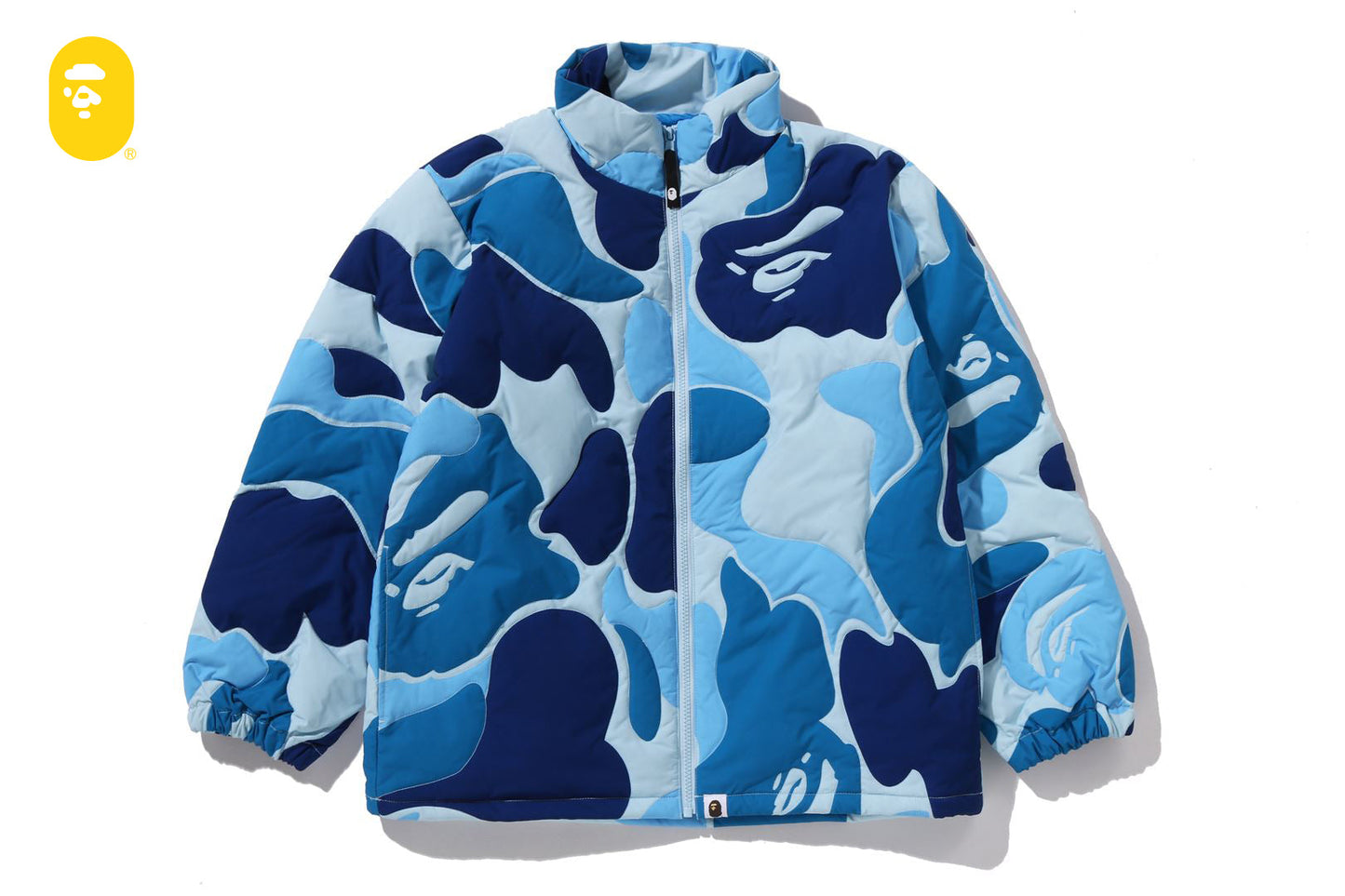 BAPE ABC CAMO STITCHING DOWN JACKET