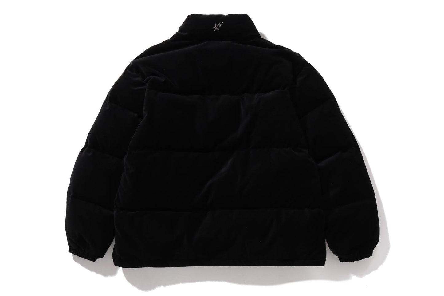 BAPE 水晶石標誌天鵝絨羽絨外套