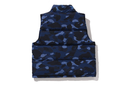 BAPE 彩色迷彩可翻轉羽絨背心
