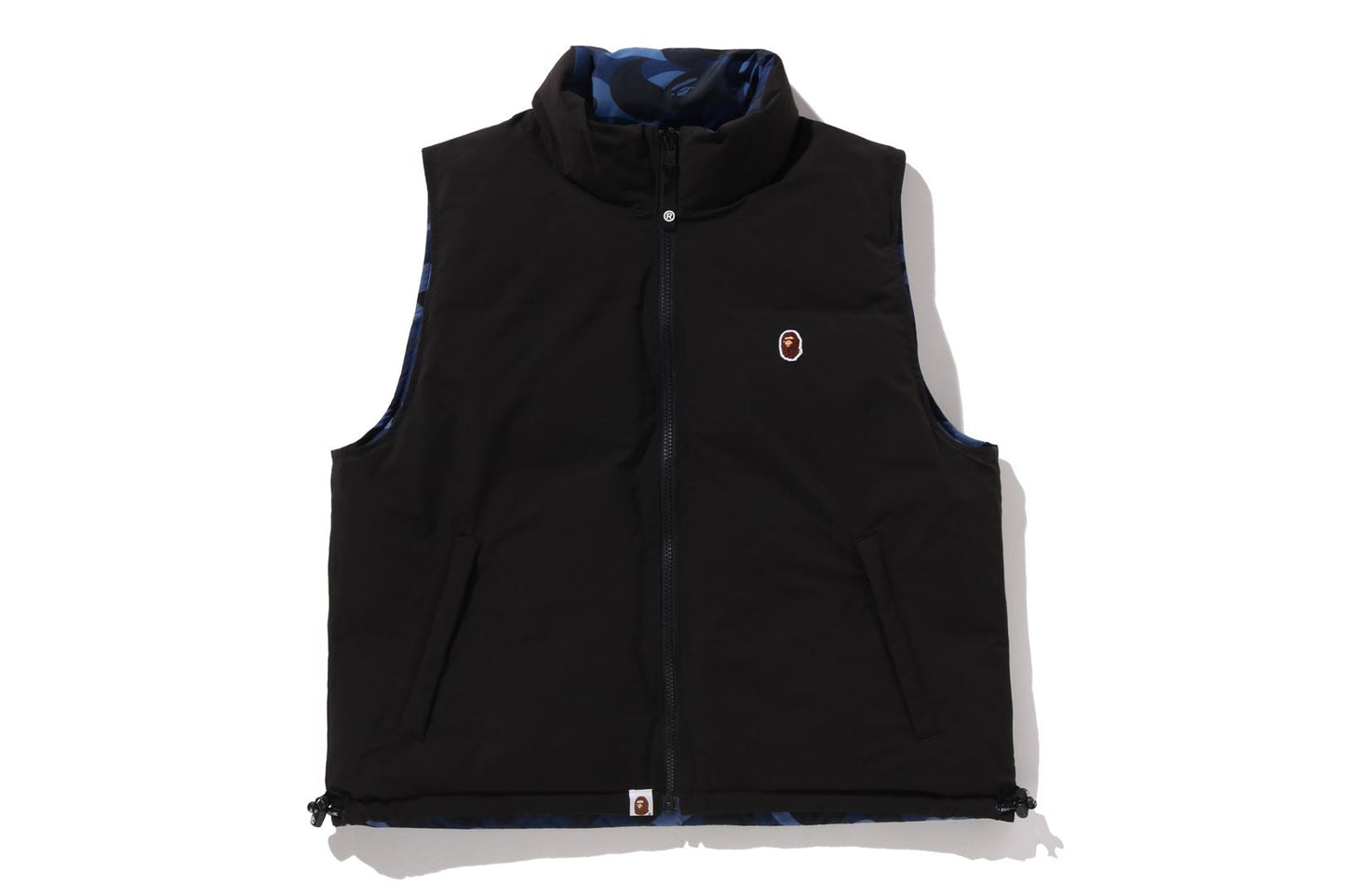 BAPE 彩色迷彩可翻轉羽絨背心