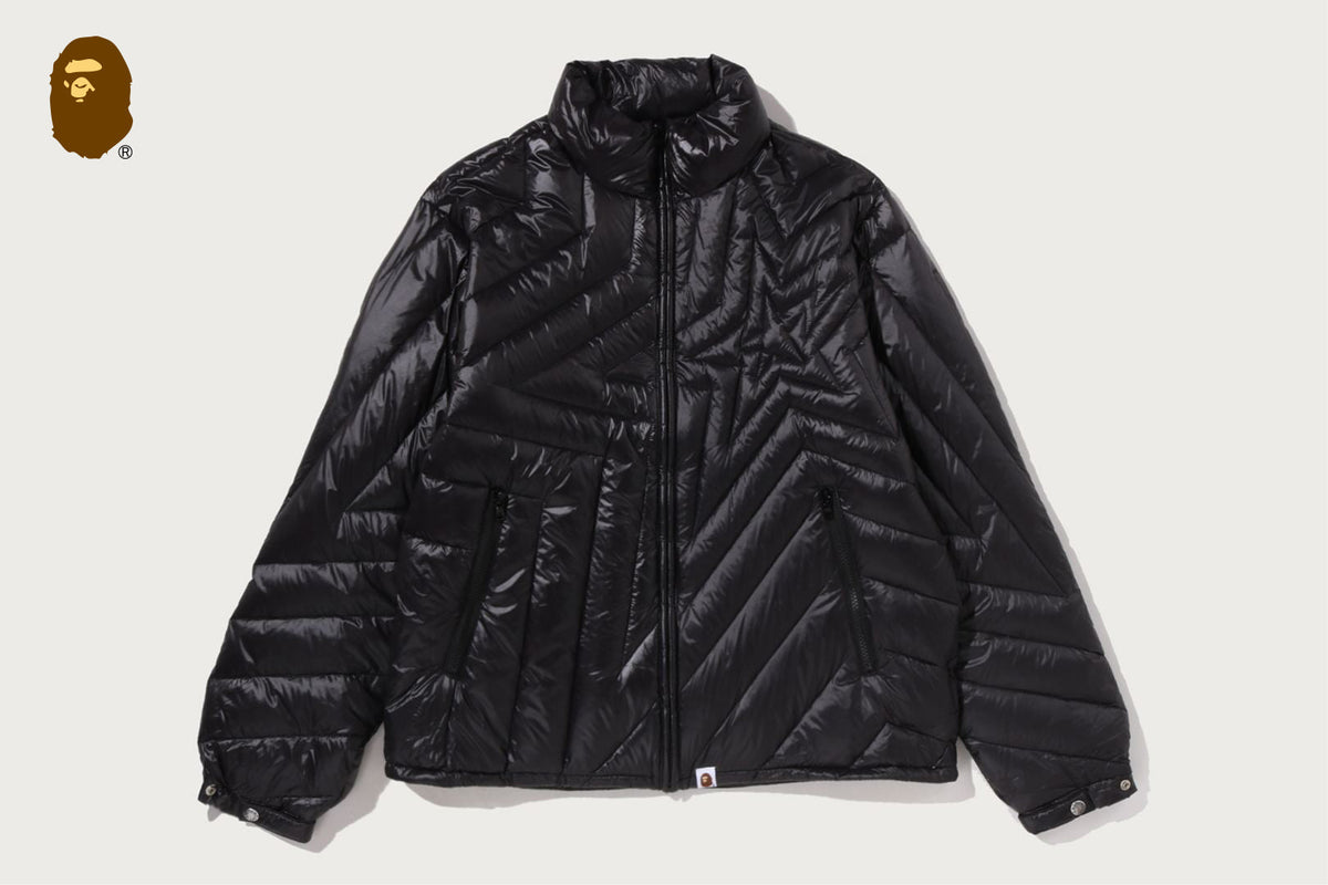 BAPE MEGA BAPE STA QUILTED LIGHT DOWN JACKET