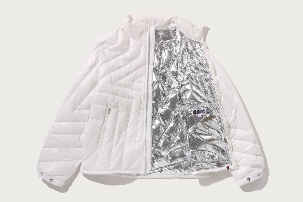 BAPE MEGA BAPE STA QUILTED LIGHT DOWN JACKET