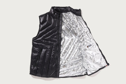 BAPE MEGA BAPE STA QUILTED LIGHT DOWN VEST