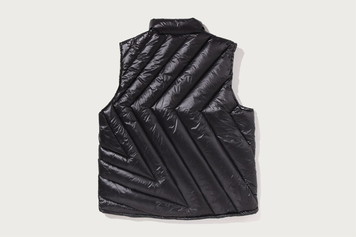 BAPE MEGA BAPE STA QUILTED LIGHT DOWN VEST