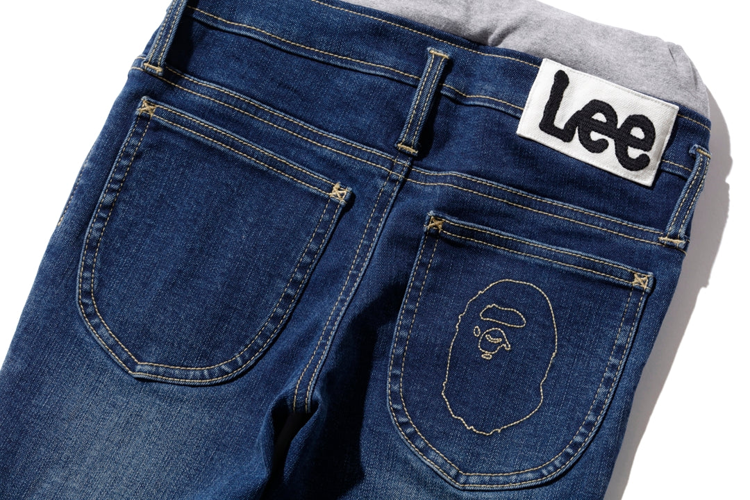 BAPE BAPE X LEE 損壞牛仔褲