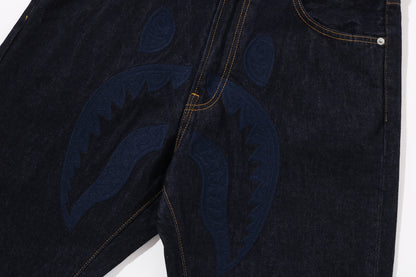 BAPE SHARK 13 OZ 丹寧長褲