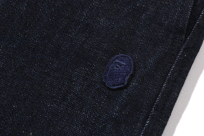 BAPE ONE POINT RELAXED FIT 13OZ DENIM PANTS