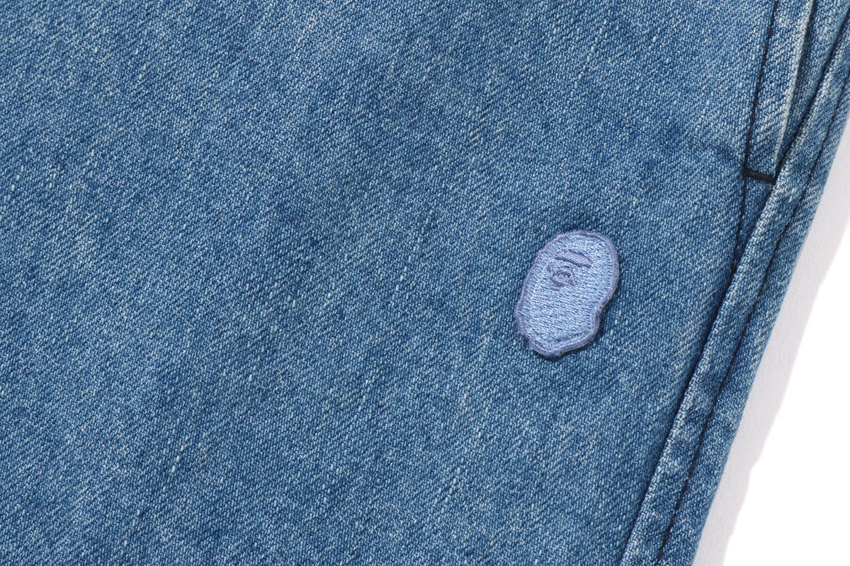 BAPE ONE POINT RELAXED FIT 13OZ DENIM PANTS