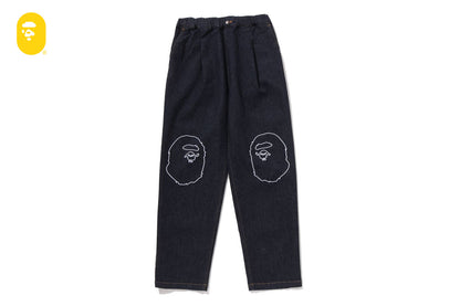 BAPE APE HEAD 10 OZ 伸縮牛仔褲