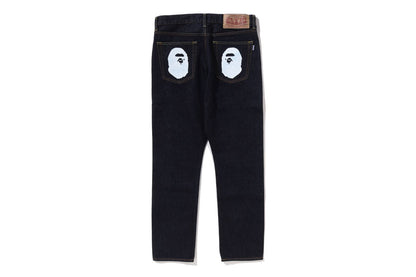 BAPE APE HEAD 牛仔褲