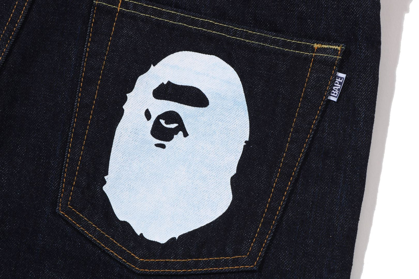 BAPE APE HEAD 牛仔褲