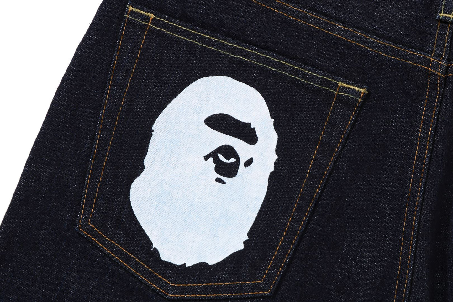 BAPE APE HEAD 牛仔褲