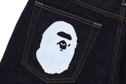 BAPE APE HEAD 牛仔褲