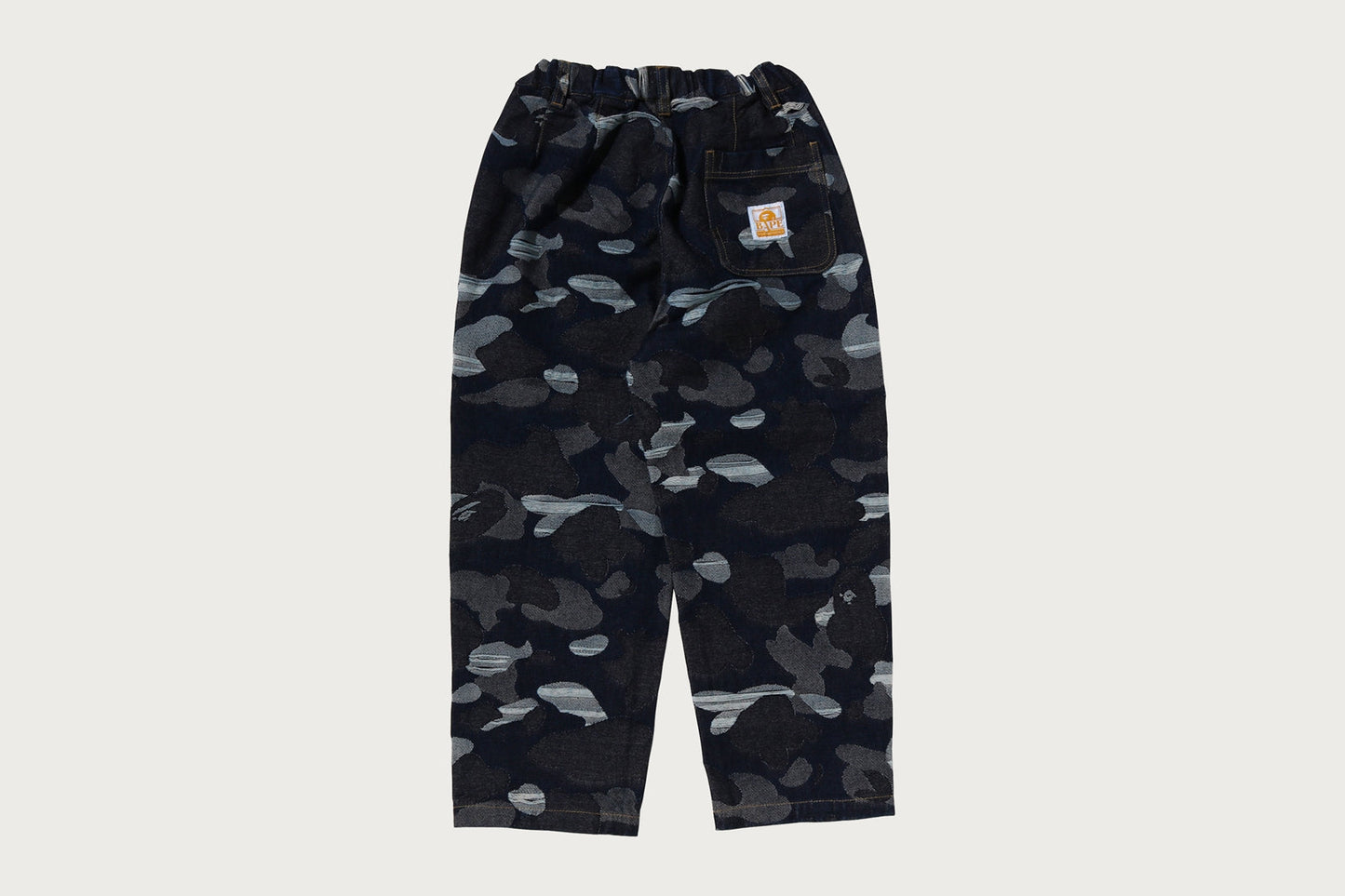BAPE CAMO JACQUARD DENIM PANTS