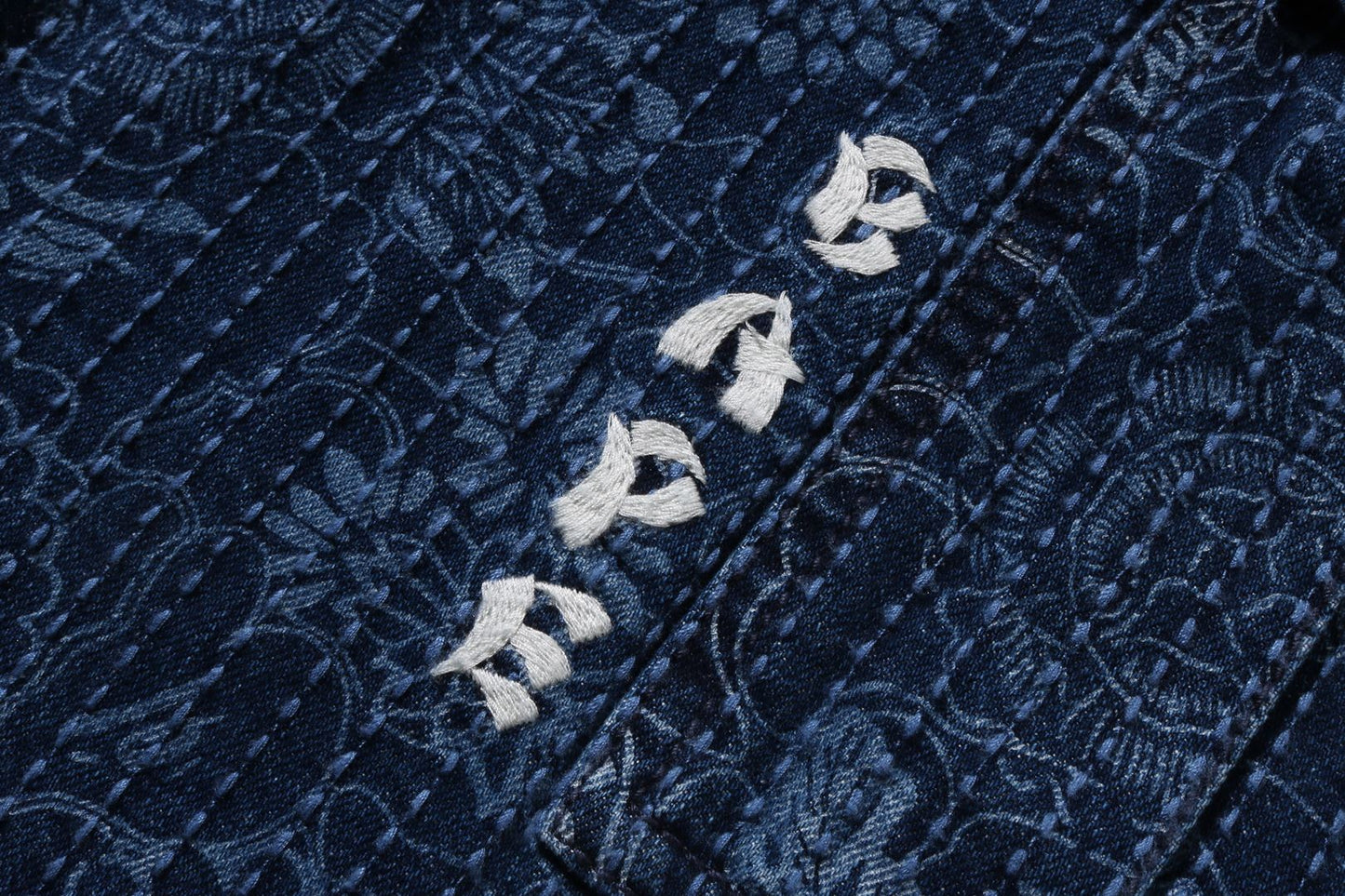 BAPE JAPANESE INDIGO ART CAMO 迷彩風格寬鬆版男裝短褲