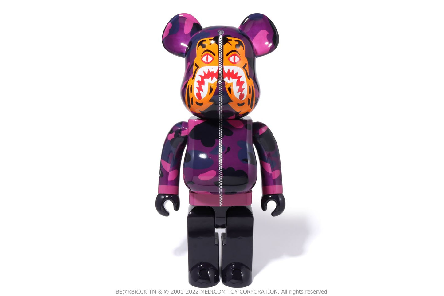 BAPE COLOR CAMO TIGER BE@RBRICK 1000%