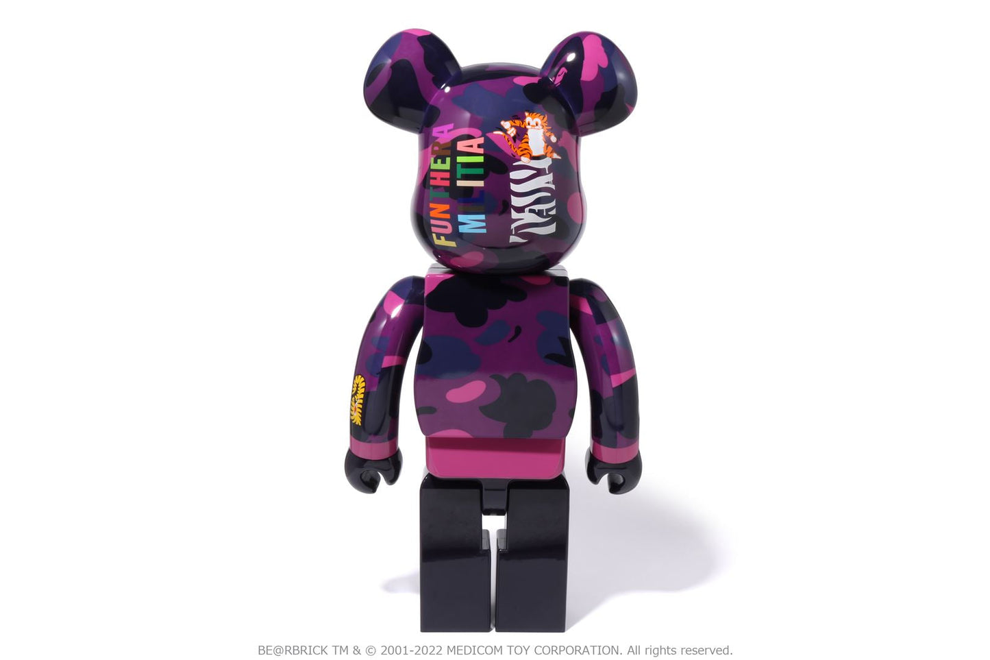 BAPE COLOR CAMO TIGER BE@RBRICK 1000%