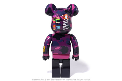 BAPE COLOR CAMO TIGER BE@RBRICK 1000%