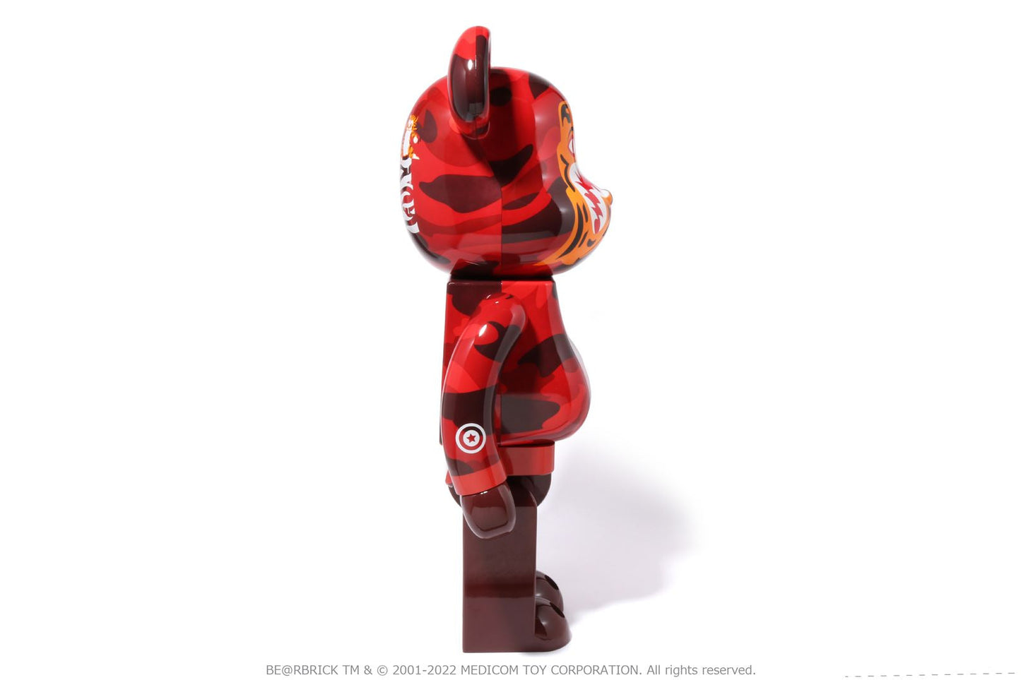BAPE COLOR CAMO TIGER BE@RBRICK 1000%
