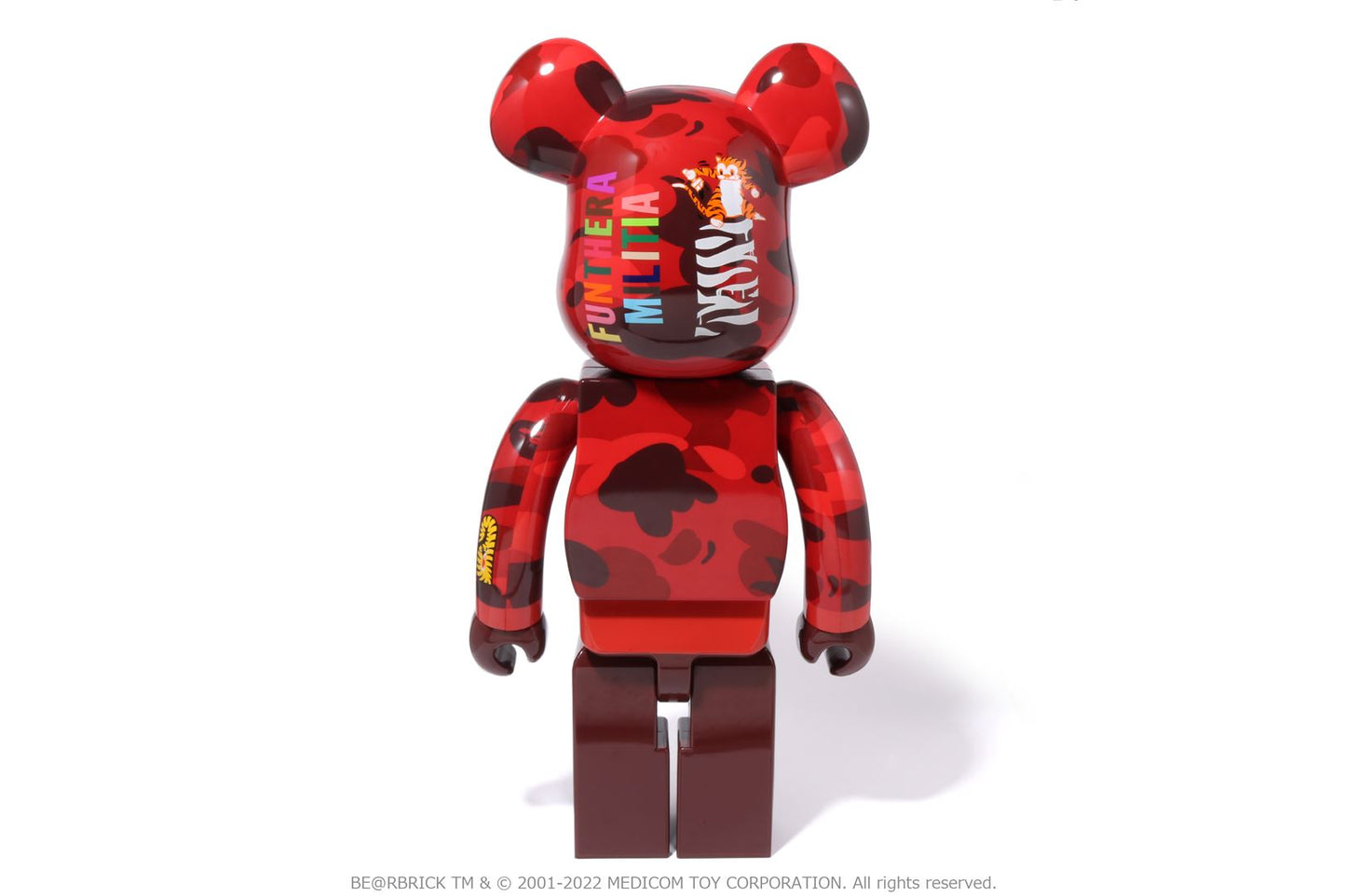 BAPE COLOR CAMO TIGER BE@RBRICK 1000%