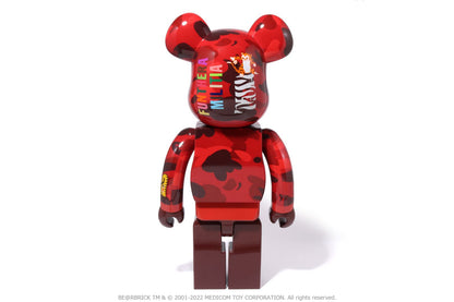 BAPE COLOR CAMO TIGER BE@RBRICK 1000%