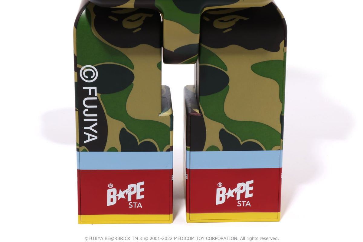 BAPE X FUJIYA ABC CAMO PEKO BE@RBRICK 1000%