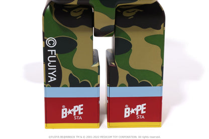 BAPE X FUJIYA ABC CAMO PEKO BE@RBRICK 1000%
