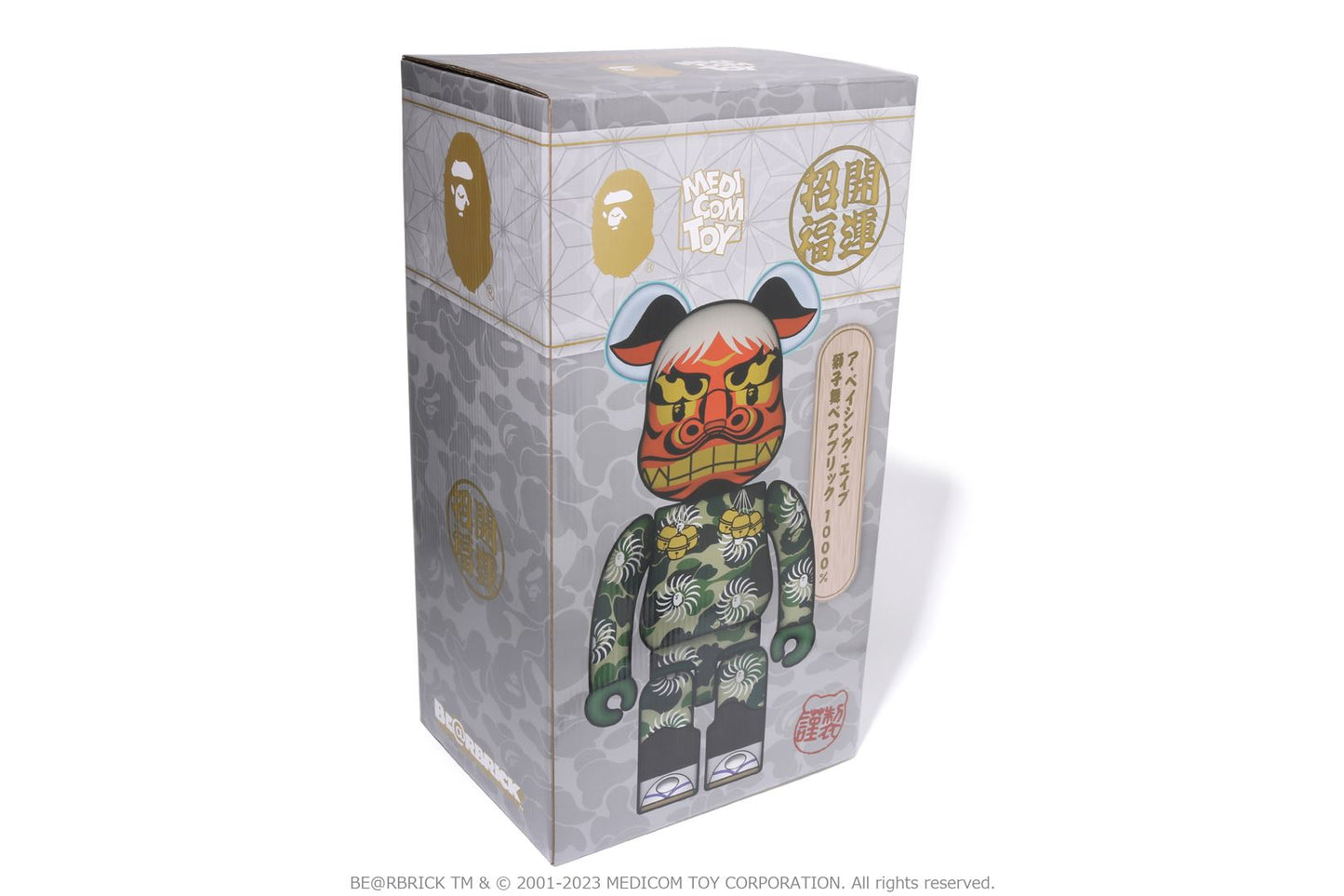 BAPE 新年 BE@RBRICK 獅子舞 1000%
