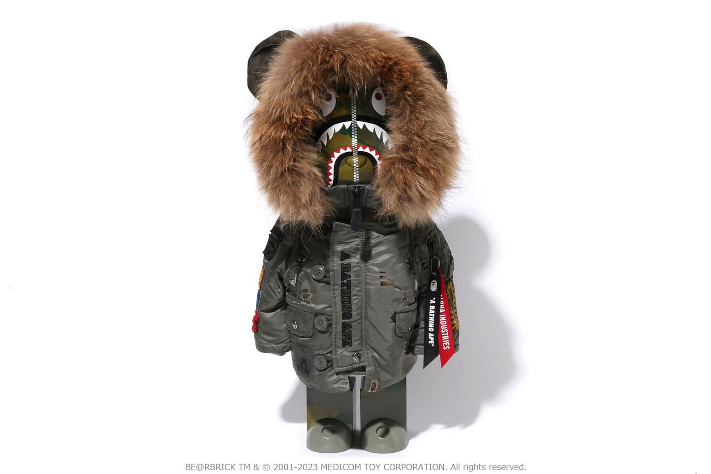 BAPE BAPE X ALPHA N3B BE@RBRICK 1000%