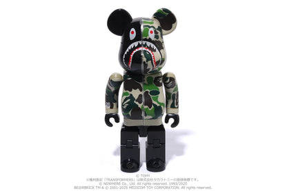 BAPE X TRANSFORMERS X BE@RBRICK ABC CAMO SHARK CONVOY 400%
