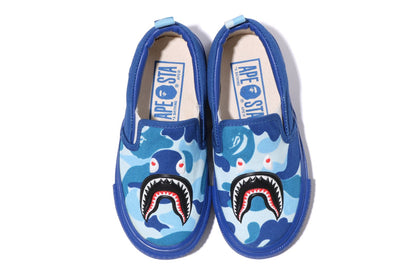 BAPE ABC CAMO SHARK PATCH SLIP ON