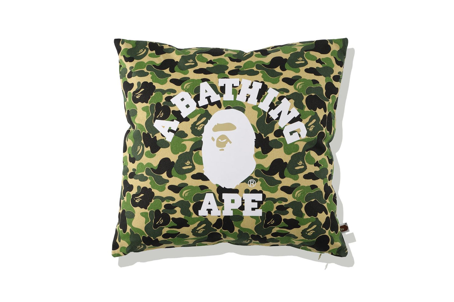 BAPE ABC CAMO COLLEGE SQUARE CUSHION